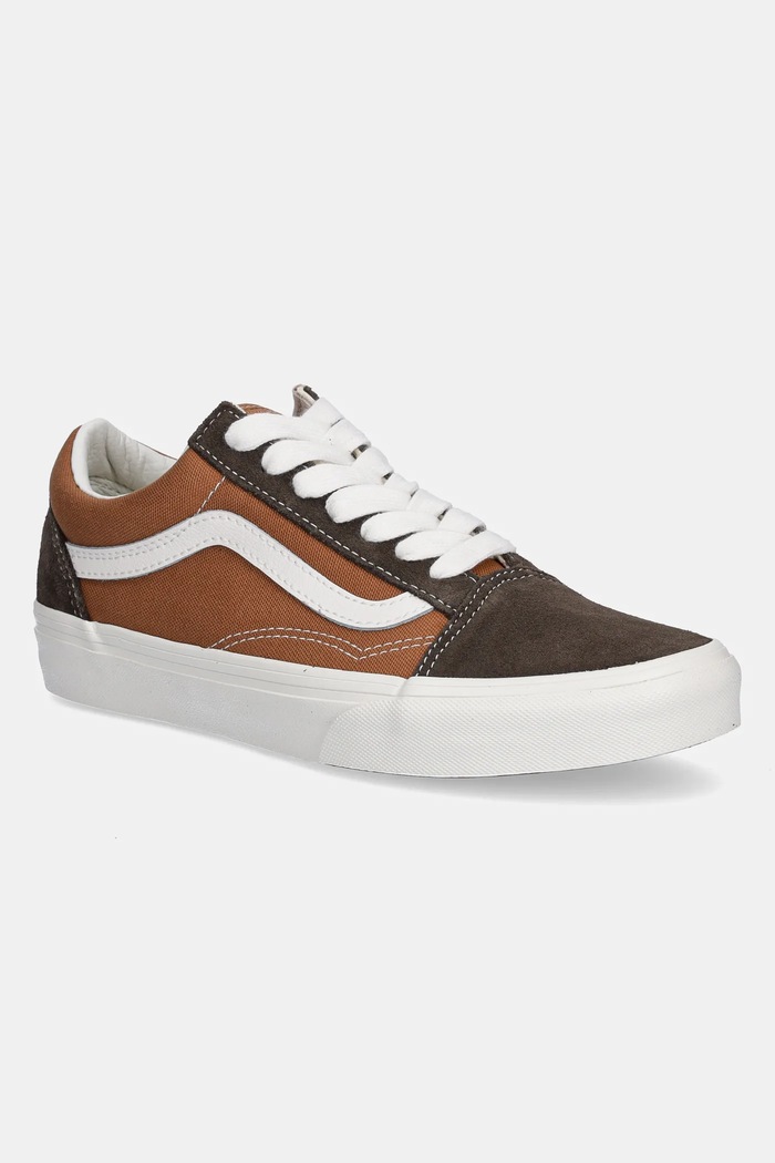 Tenisky Vans Old Skool semišová kůže hnědá VN000D9YBW21