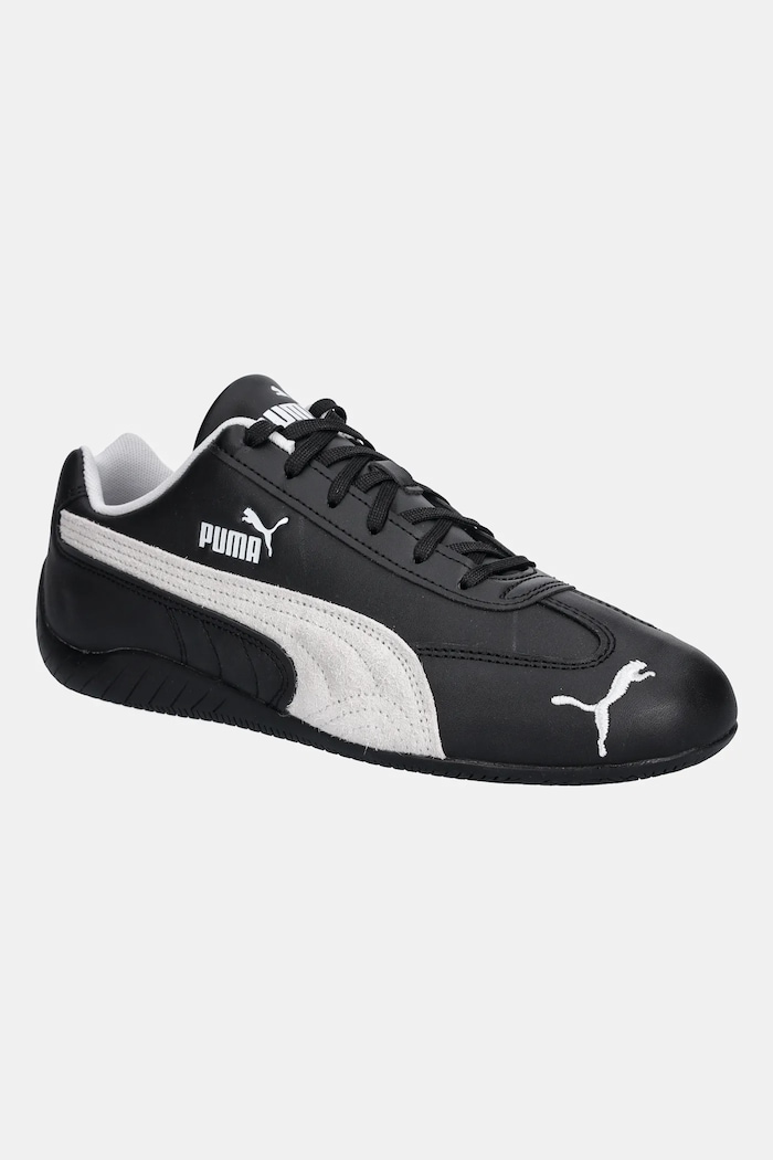 Puma sneakers in pelle Speedcat LTHR pelle fiore nero 403175