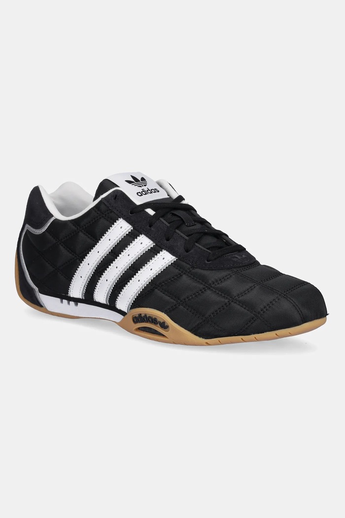 Tenisice adidas Originals Adiracer Lo brušena koža crna JQ5757