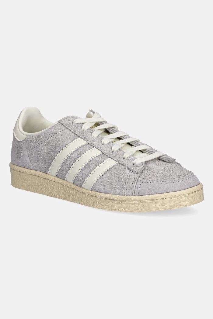 Σουέτ sneakers adidas Originals Jabbar Lo λείο δέρμα γκρί JS0807