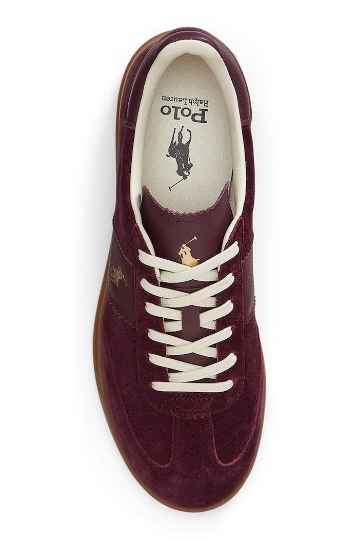 Polo Ralph Lauren sneakers in camoscio Hrt Aera Pp granata 809973707003.600