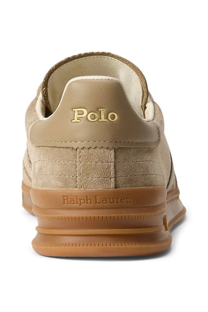 Обувки Велурени маратонки Polo Ralph Lauren Hrt Aera Pp 809978010002.200 бежов