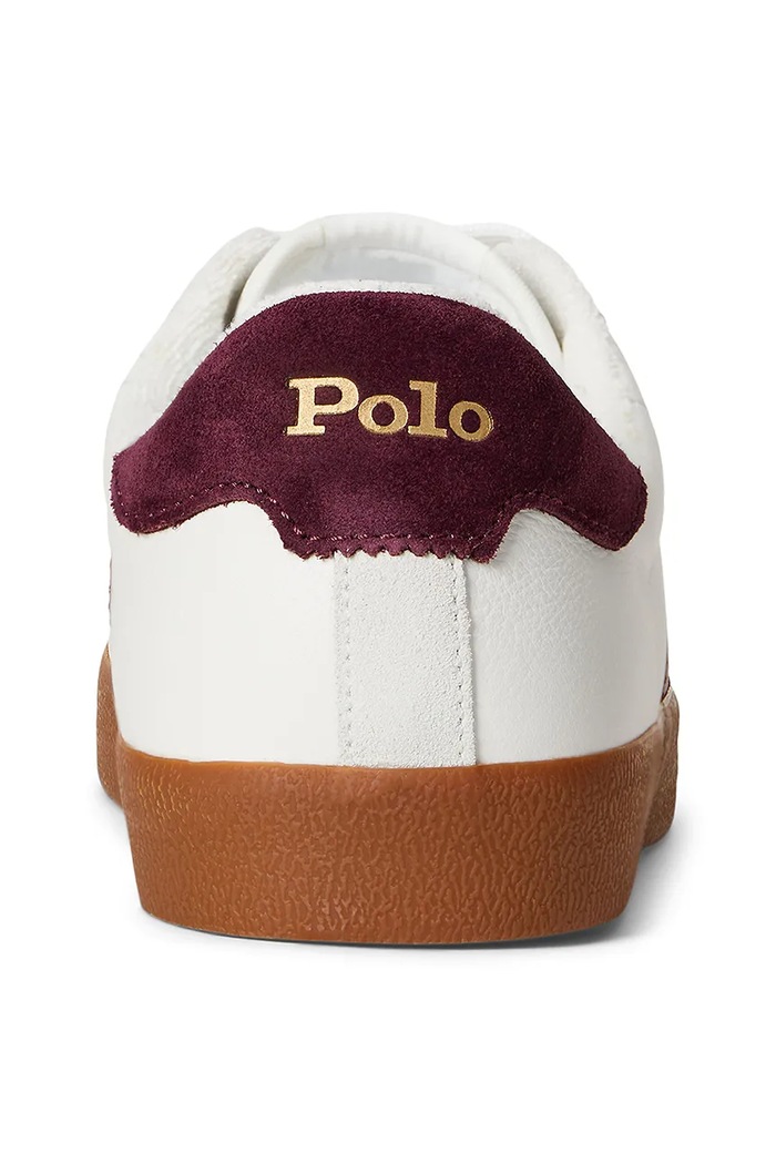 Obuwie Polo Ralph Lauren sneakersy skórzane Court Vlc Pp 816974111001.101 biały