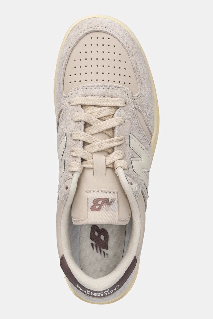 Kožené tenisky New Balance CT500 béžová CT500SNB