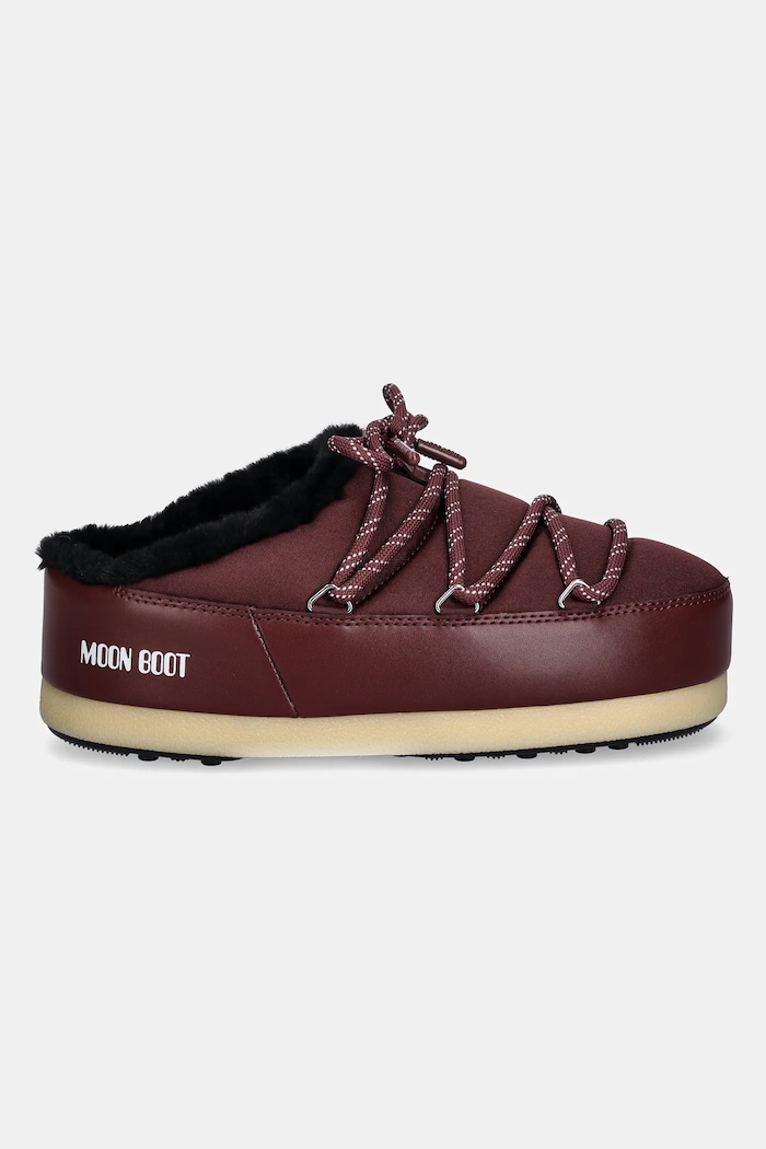 Moon Boot papucs MB EVX MULE NYLON 80D1470110.D013 burgundia AW25