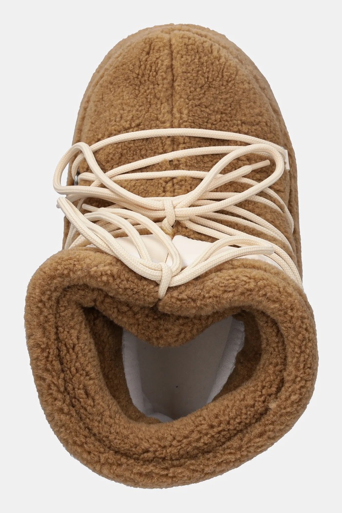 Μπότες χιονιού Moon Boot MB ICON LOW FLEECE καφέ 80D1409700.M047