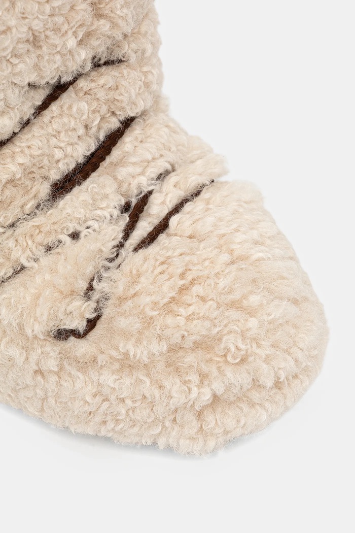 Čizme za snijeg Moon Boot MB ICON CURLY EXTRA bež 80D1403070.L007
