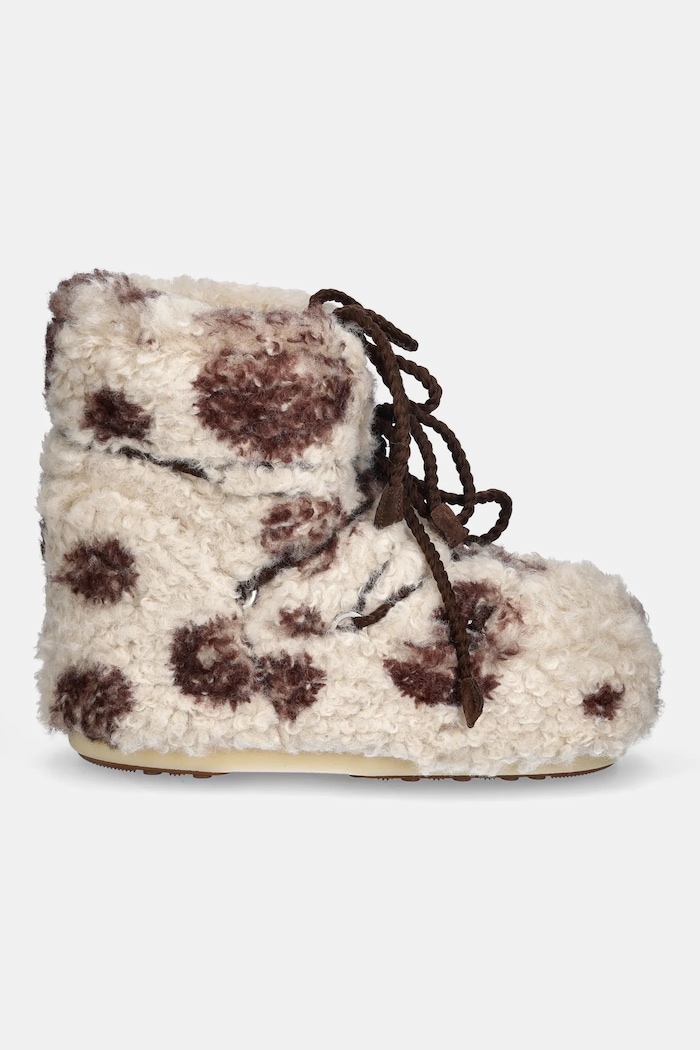 Snehule Moon Boot MB ICON LOW CURLY 80D1409690.MM04 béžová AW25