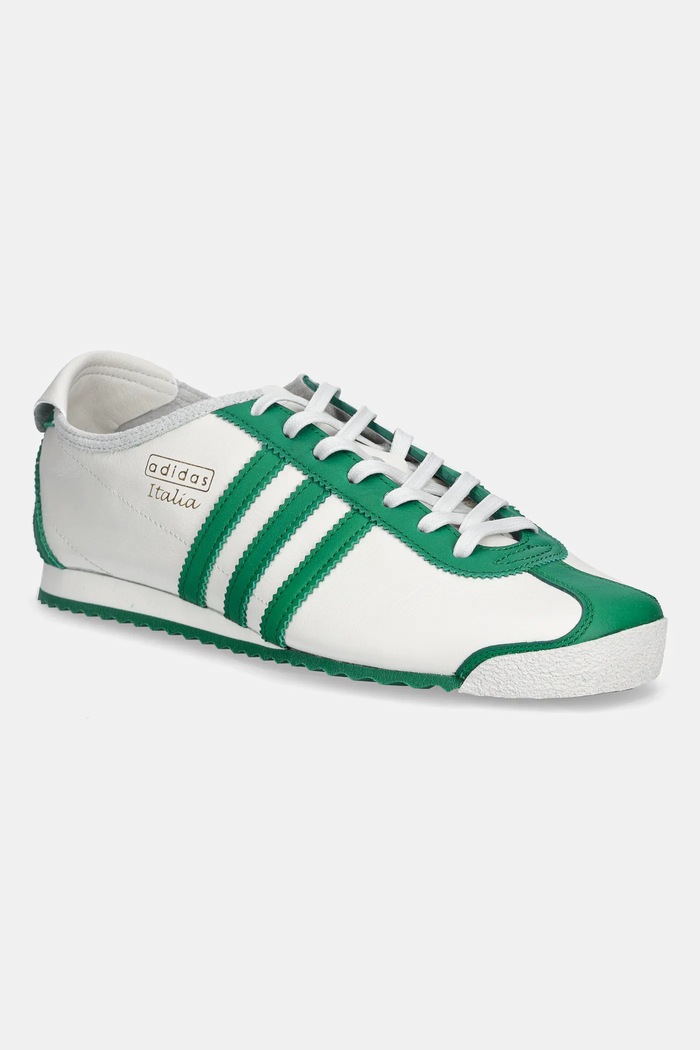 Кожаные кроссовки adidas Originals Italia 60s Made in Italy низкая зелёный JR8377