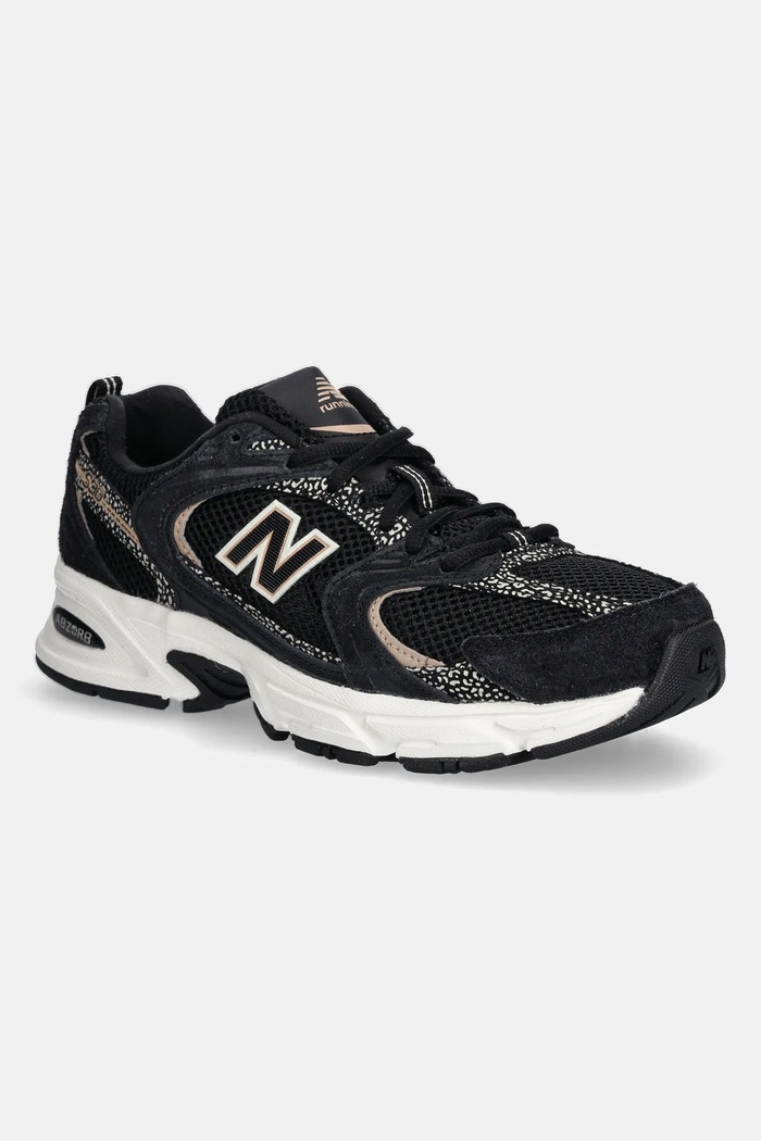 Sneakers New Balance 530 δέρμα σαμουά μαύρο U530CRB