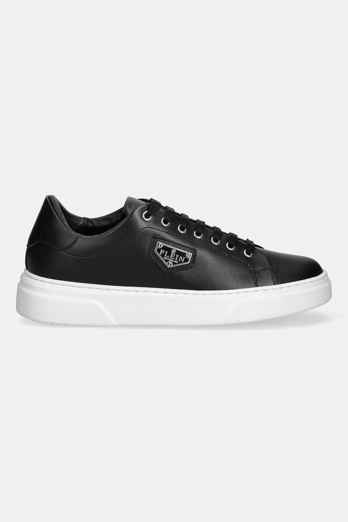 Usnjene superge Philipp Plein Iconic USC0701.PLE075N.02 črna AW25