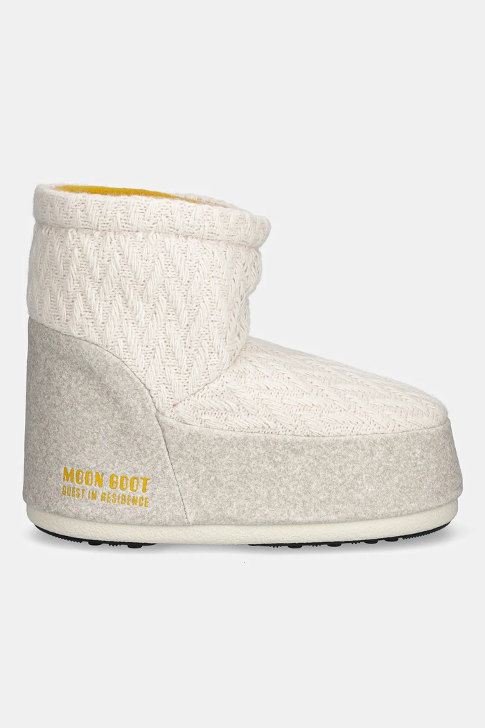 Μπότες χιονιού Moon Boot MB X GIR ICON LOW NOLACE KNIT 80D1409750.L032 μπεζ AW25