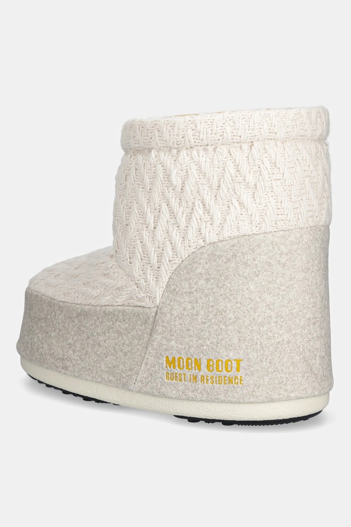Παπούτσια Μπότες χιονιού Moon Boot MB X GIR ICON LOW NOLACE KNIT 80D1409750.L032 μπεζ