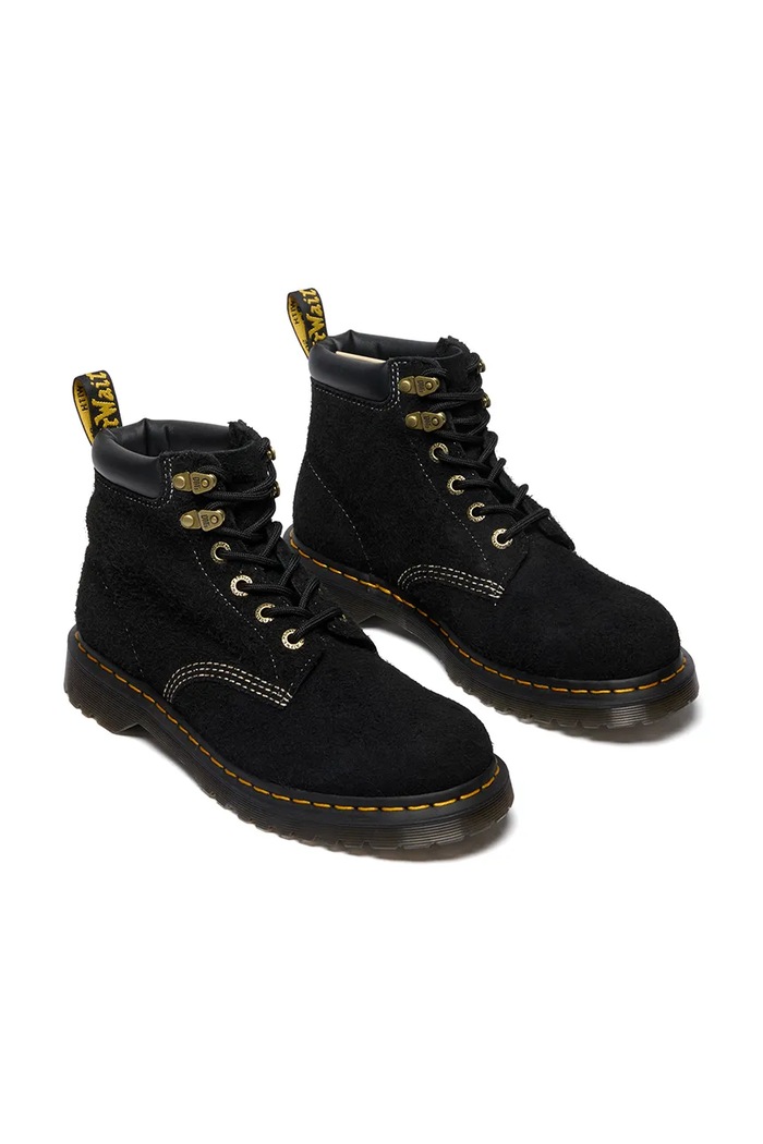 Semišové boty Dr. Martens 939 6 Eye Boot DM41380001 černá AW25