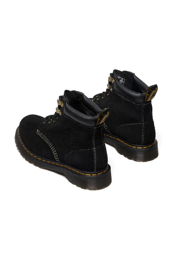 Boty Semišové boty Dr. Martens 939 6 Eye Boot DM41380001 černá