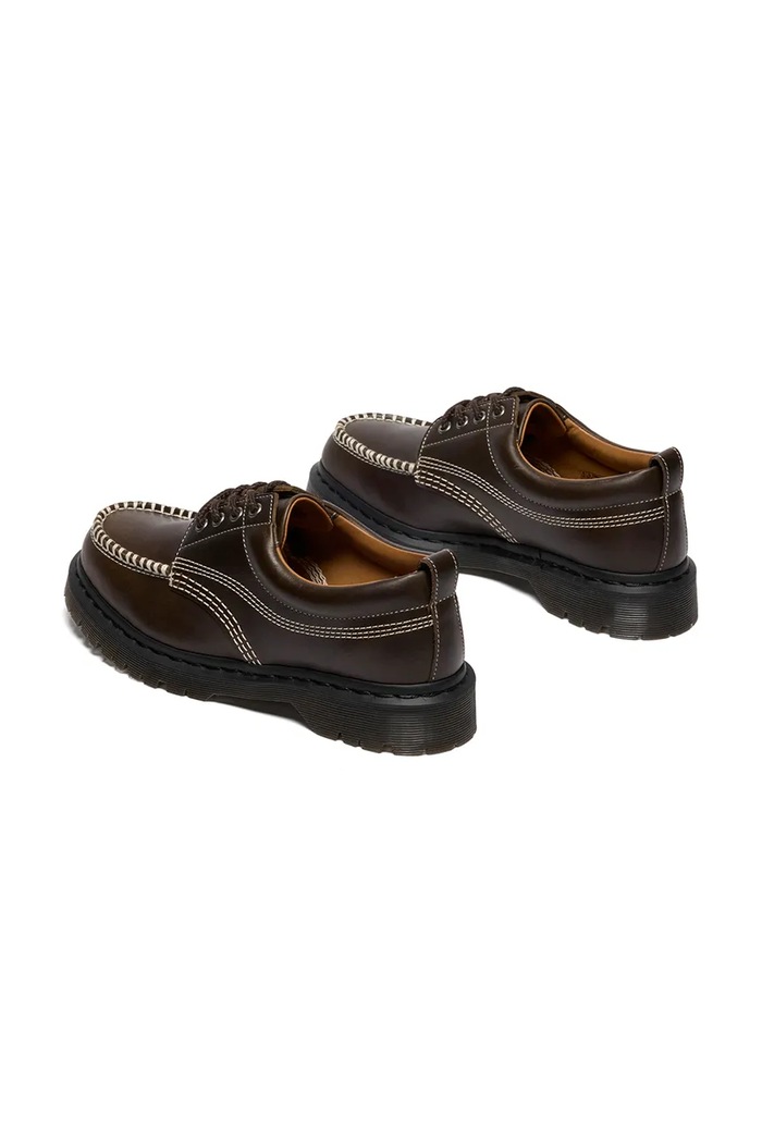 Obuwie Dr. Martens półbuty skórzane Lowell DM41627300 zielony