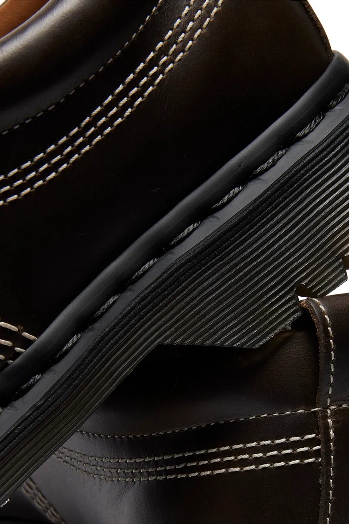 Dr. Martens półbuty skórzane Lowell zielony DM41627300
