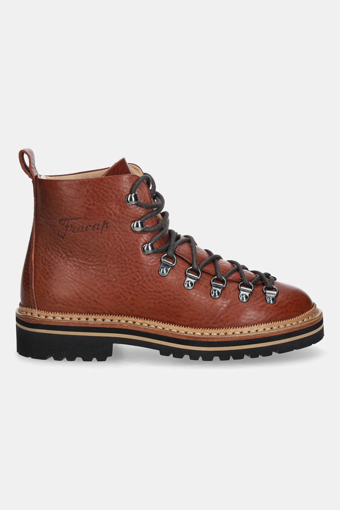 Шкіряні черевики Fracap Magnifico M120 Alto MAGNIFICO.M120.ALTO коричневий AW25