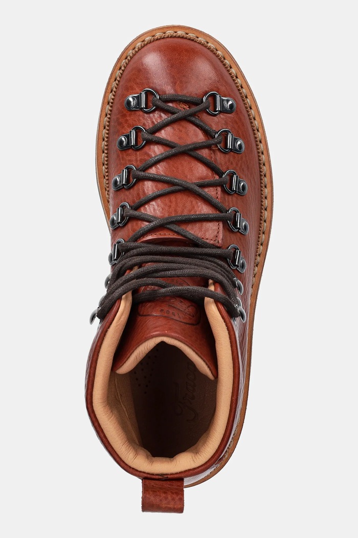Шкіряні черевики Fracap Magnifico M120 Alto коричневий MAGNIFICO.M120.ALTO