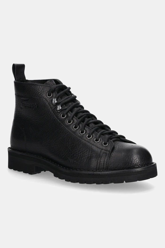 Шкіряні туфлі Fracap Monkey R200 casual чорний MAGNIFICO.R200.MONKEY