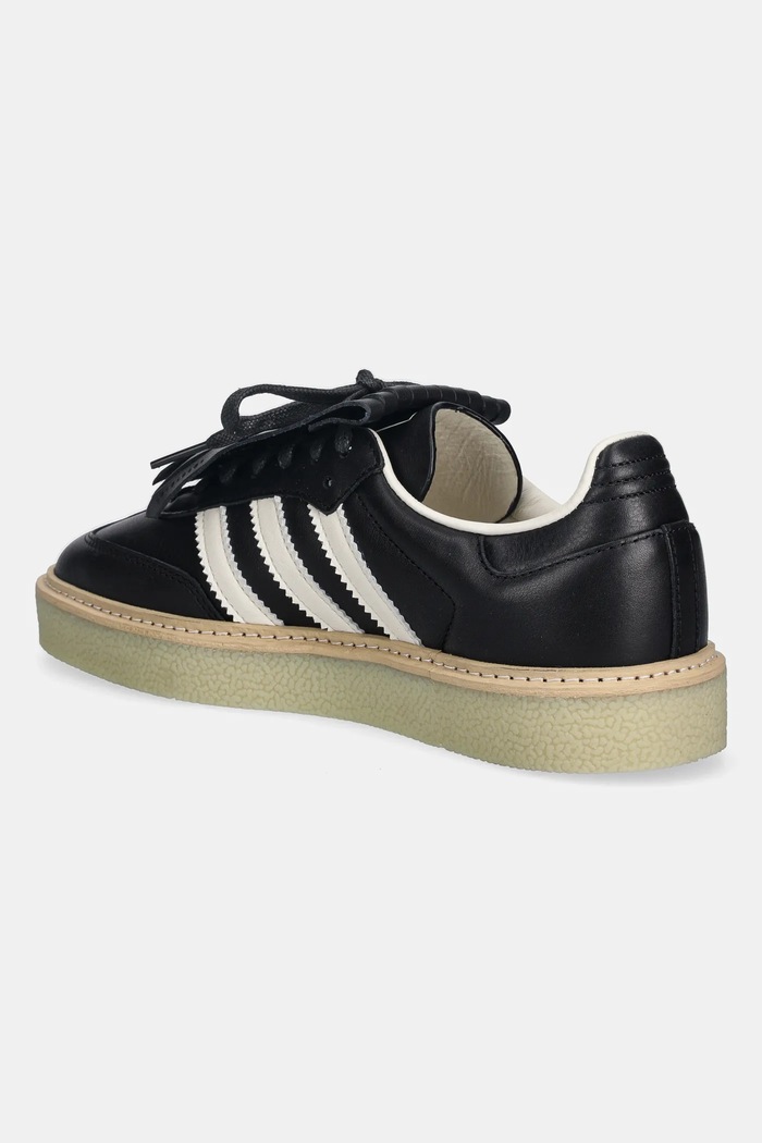 Обувки Кожени маратонки adidas Originals Samba Lux JR0904 черен