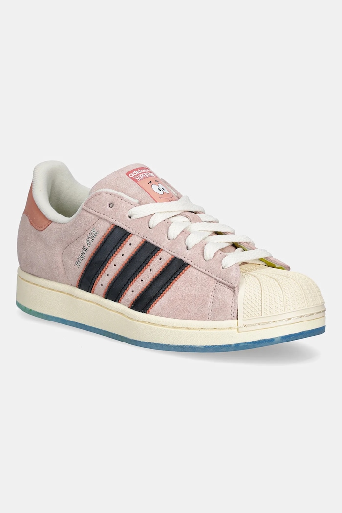 adidas Originals shoes Patrick Superstar faux grain leather pink JQ6778