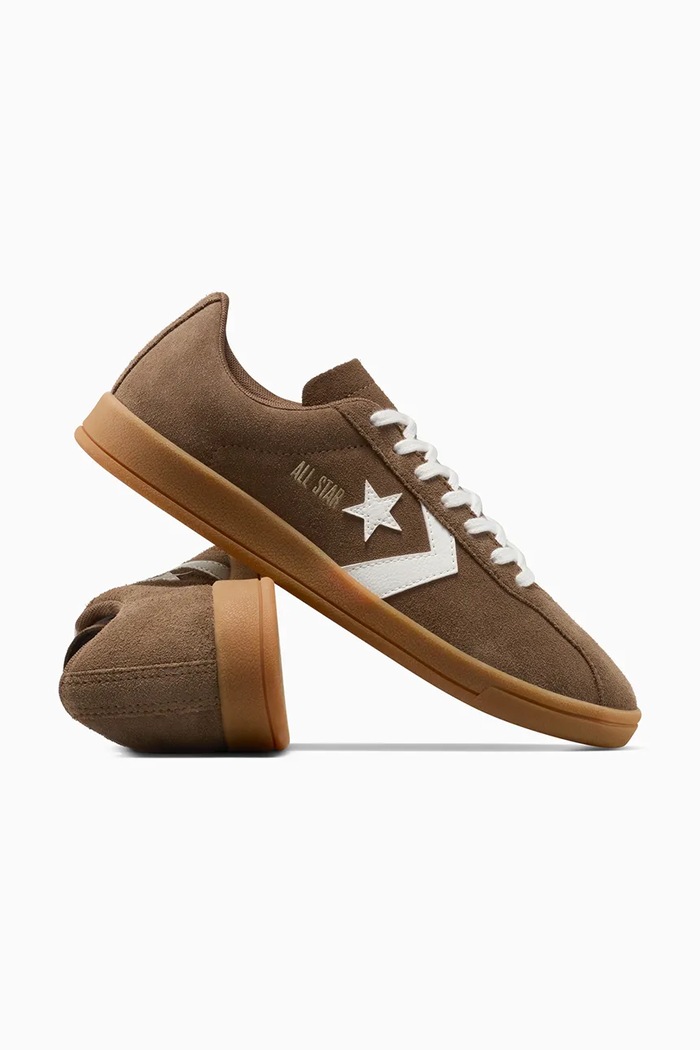 Δερμάτινα sneakers Converse All Star Classic Trainer καφέ A16396C