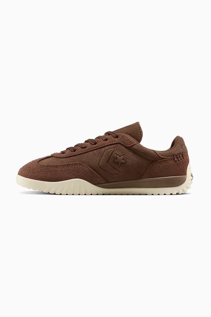 Sneakers din piele intoarsă Run Star Trainer Converse maro A16386C