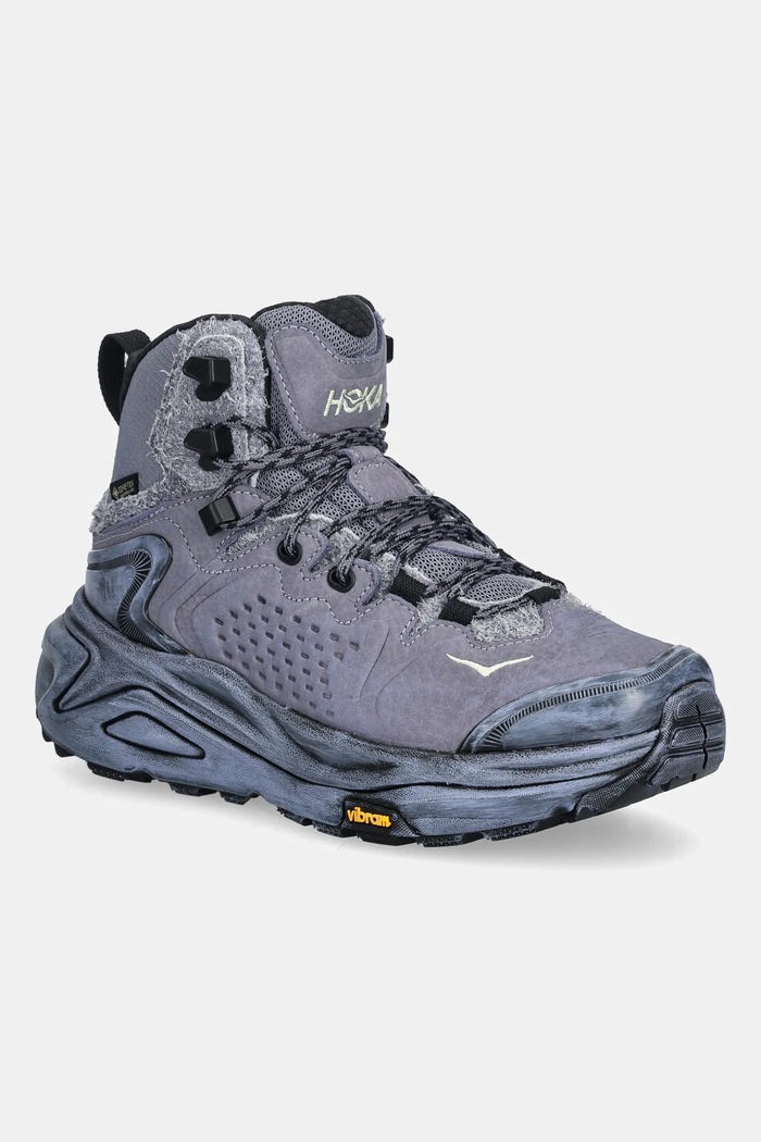 Hoka buty Kaha 3 Mid platforma szary 1168950