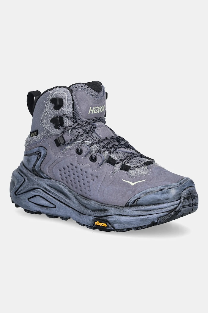 Hoka buty Kaha 3 Mid platforma szary 1168950