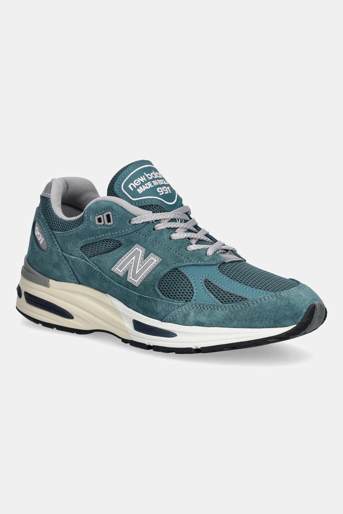 New Balance sneakers Made in UK U991BU2 pelle scamosciata turchese U991BU2