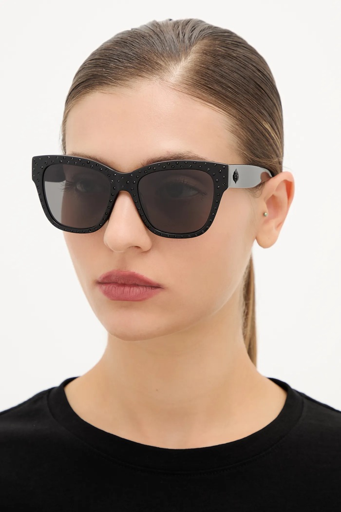 Kurt Geiger London okulary przeciwsłoneczne SHOREDITCH prostokątne czarny 4738800679