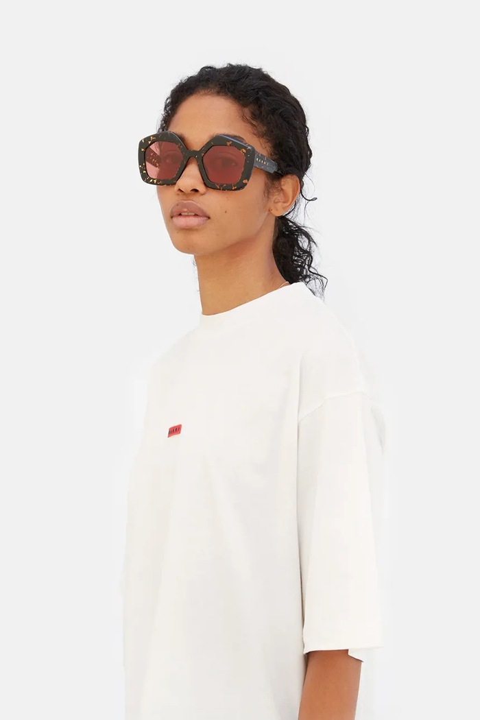 Marni okulary przeciwsłoneczne Laughing Waters Havana MHL.IPH7 czarny