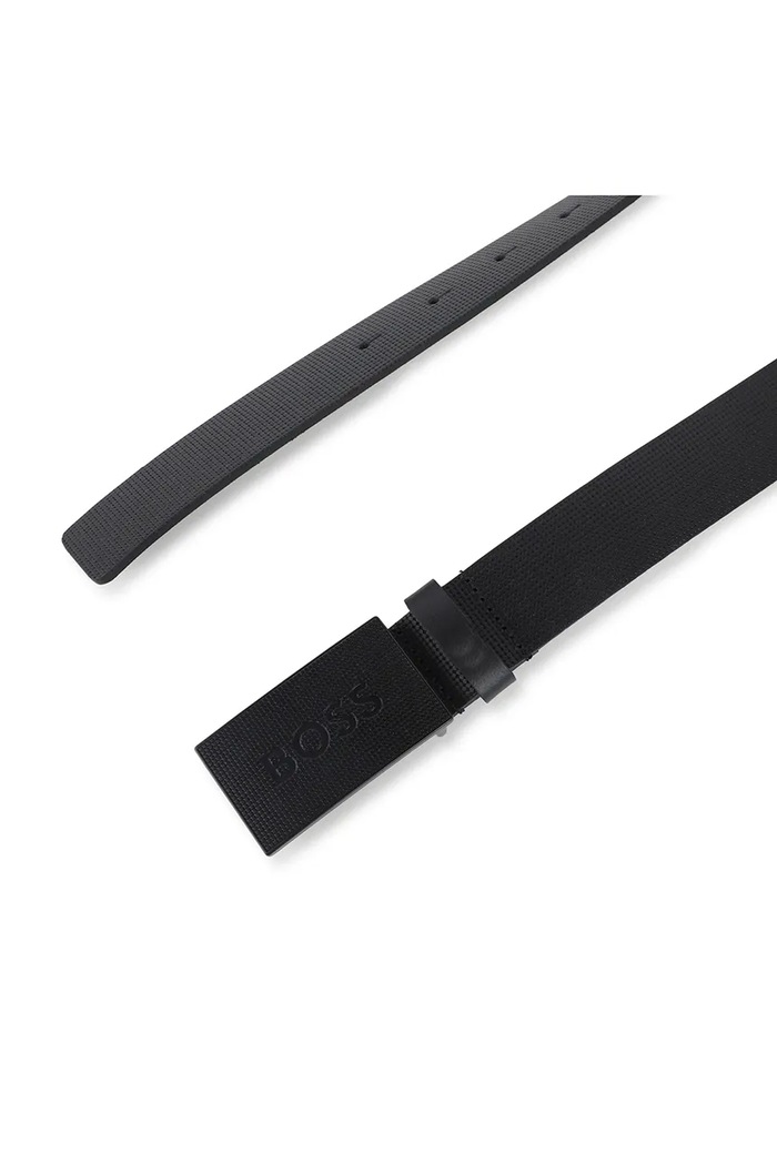 Dječji kožni remen BOSS J52633 crna AW25