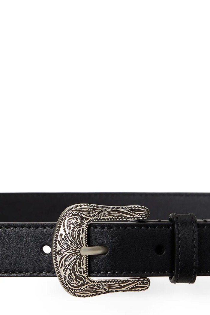 Kožený opasok Lauren Ralph Lauren 412969453 čierna AW25