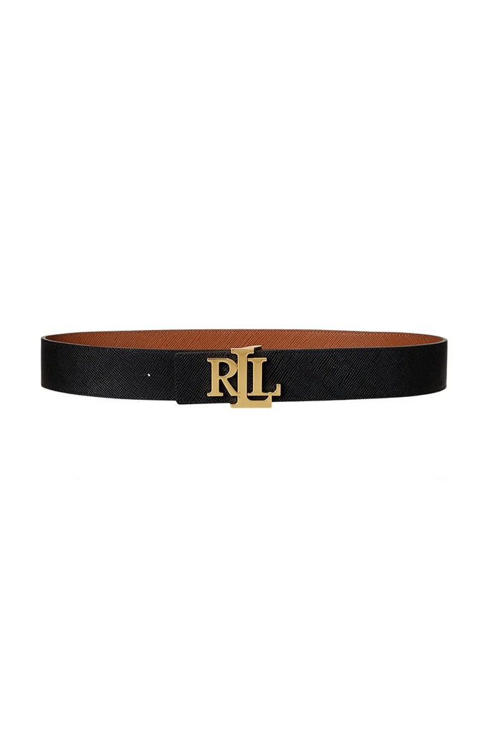 Lauren Ralph Lauren curea de piele 412974559 maro AW25