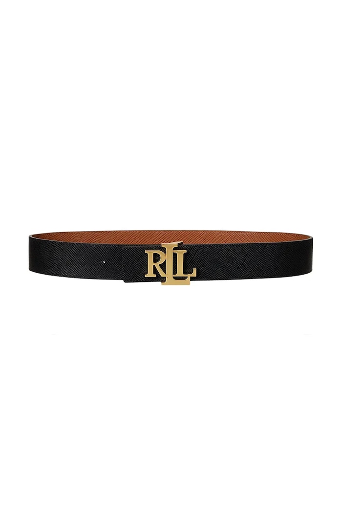 Lauren Ralph Lauren curea de piele 412974559 maro AW25