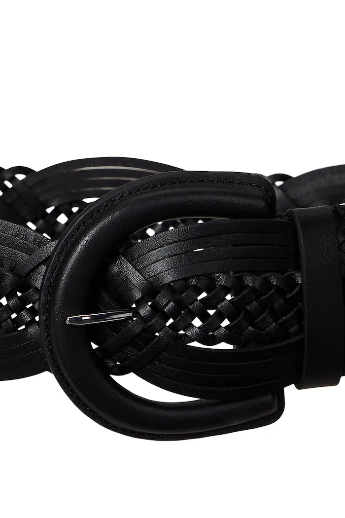 Lauren Ralph Lauren bőr öv 412974668 fekete AW25