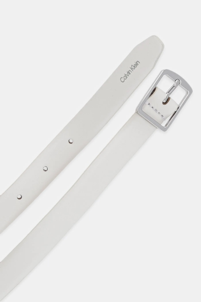 Calvin Klein Pasek skórzany LV04F7036G beżowy AW25