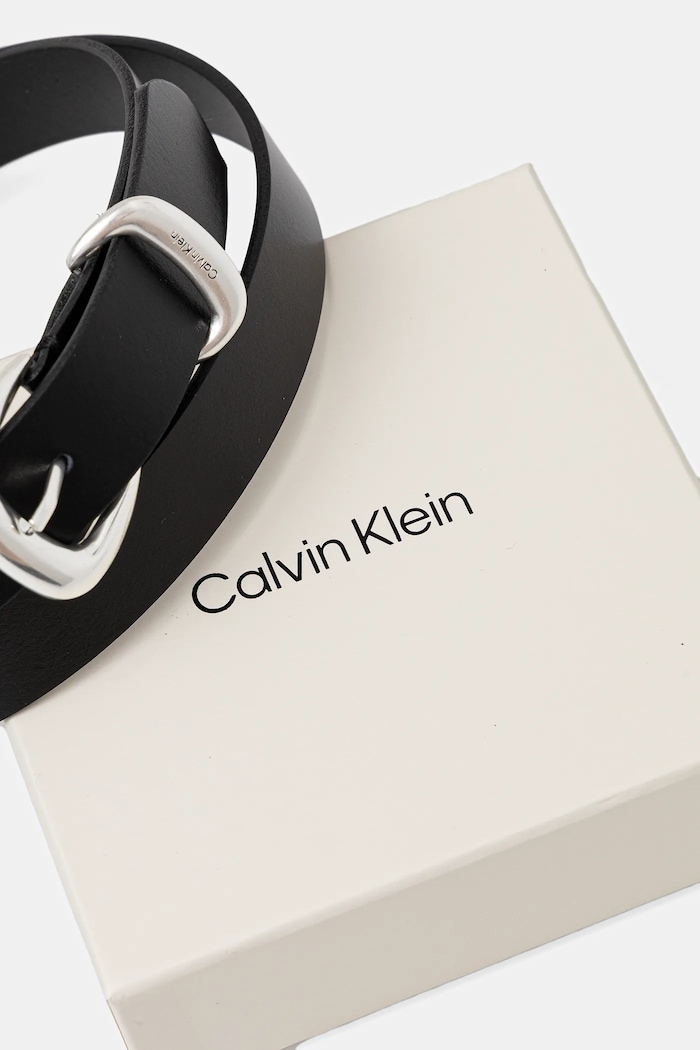Akcesoria Calvin Klein Pasek skórzany LV04K7012G czarny