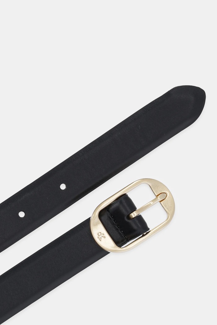 Δερμάτινη ζώνη Calvin Klein LV04K7014G μαύρο AW25