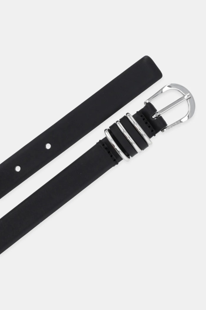 Δερμάτινη ζώνη BOSS Bashinah 50548534 μαύρο AW25