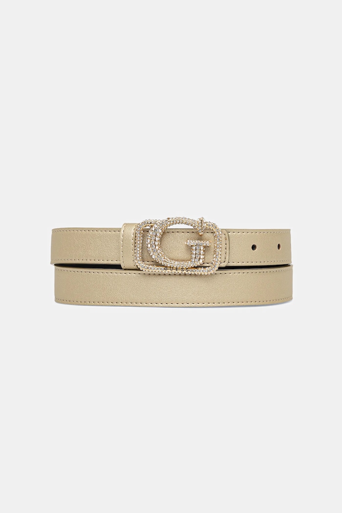 Guess ζώνη από απομίμηση δέρματος ZALINA χρυσαφί BW9243.P5325