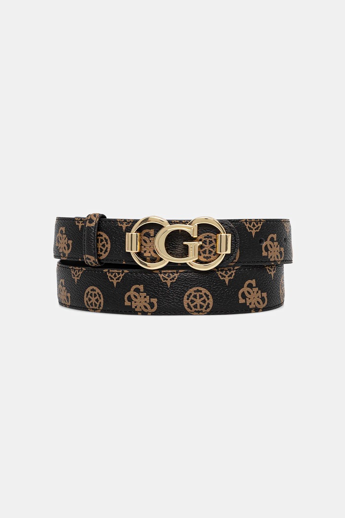 Guess pasek imitacja skóry licowej brązowy BW9244.P5330
