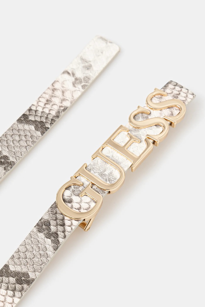 Guess pásek z imitace kůže LEFIA BW9258.P5320 béžová AW25