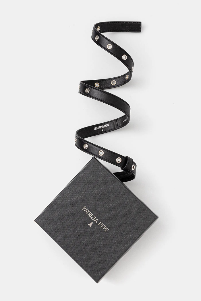 Accesorii Patrizia Pepe curea de piele 2W0016.L113 negru