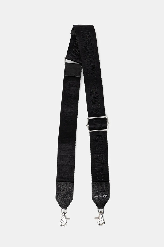 Popruh ku kabelke ZADIG&VOLTAIRE LWOG00041 čierna AA00