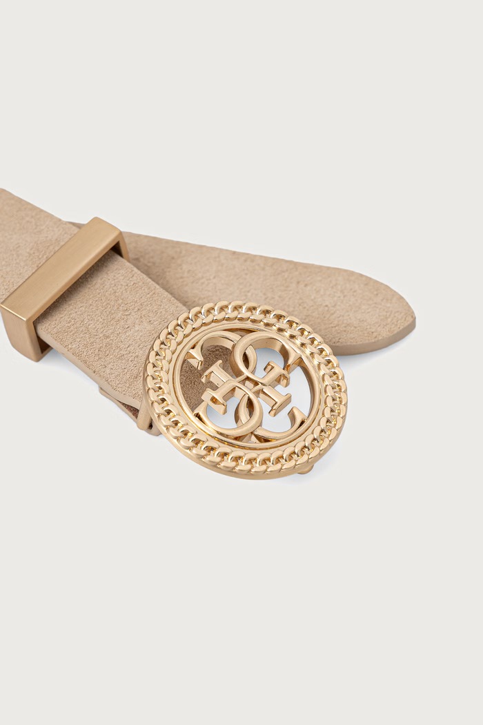 Guess pásek dámský kožený W5BZ11.L0491 béžová AW25