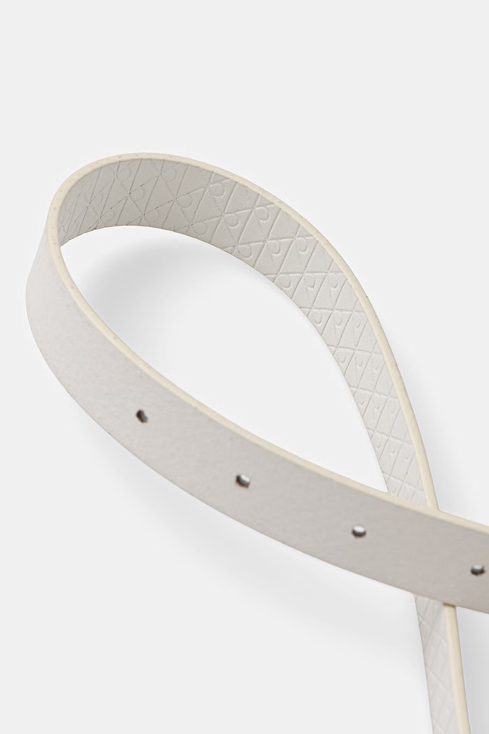 Calvin Klein ζώνη γυναικεία δερμάτινη LV04F7049G λευκό SS26