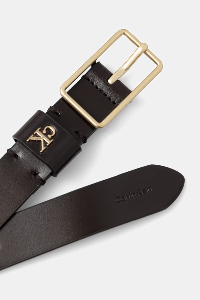 Calvin Klein pasek damski skórzany LV04F7050G brązowy SS26